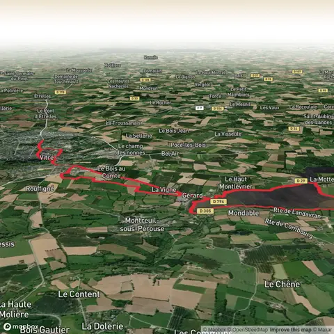 Petit Tour de la Cantache depuis Vitré