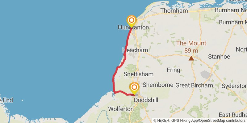 Iceni Way stage 7 Map