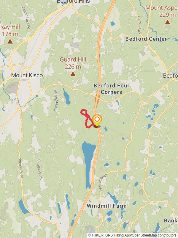 Butler Sanctuary Loop from Lake Bridge mobile static map