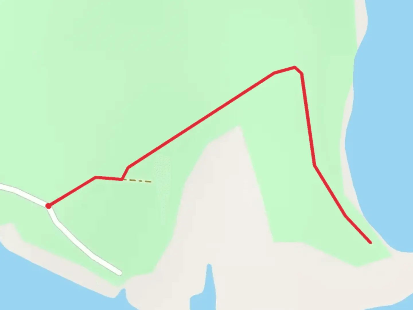 An image depicting the trail Lake Whitney State Park and its surrounding area.