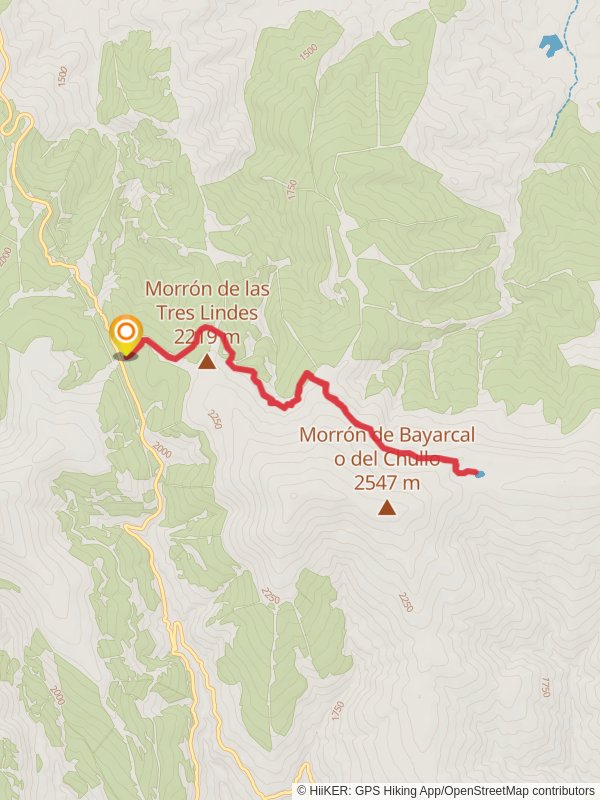 Ragua - Lagunilla Seca PR A 334 mobile static map