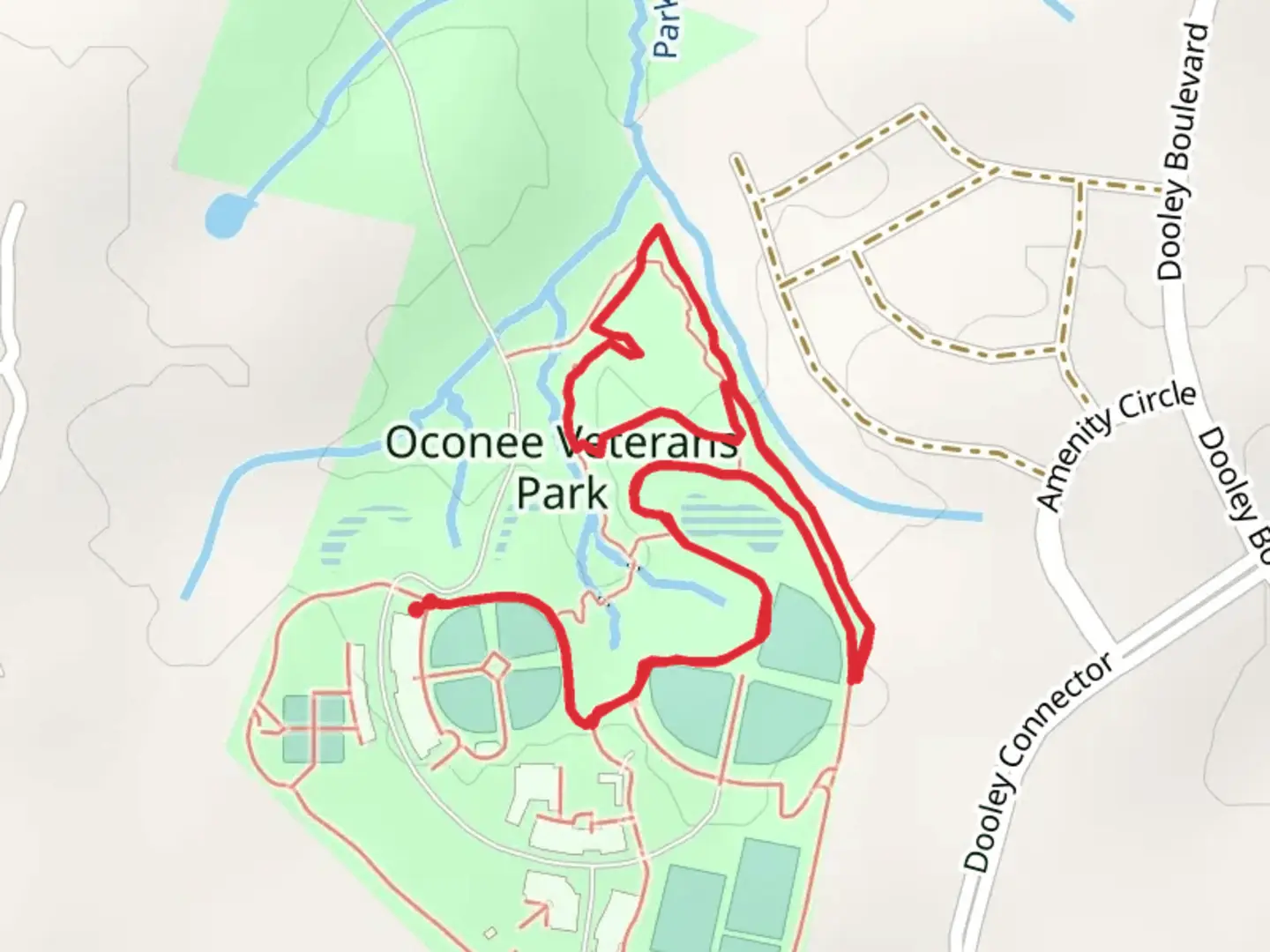 An image depicting the trail Gold and Eagle Trail and its surrounding area.