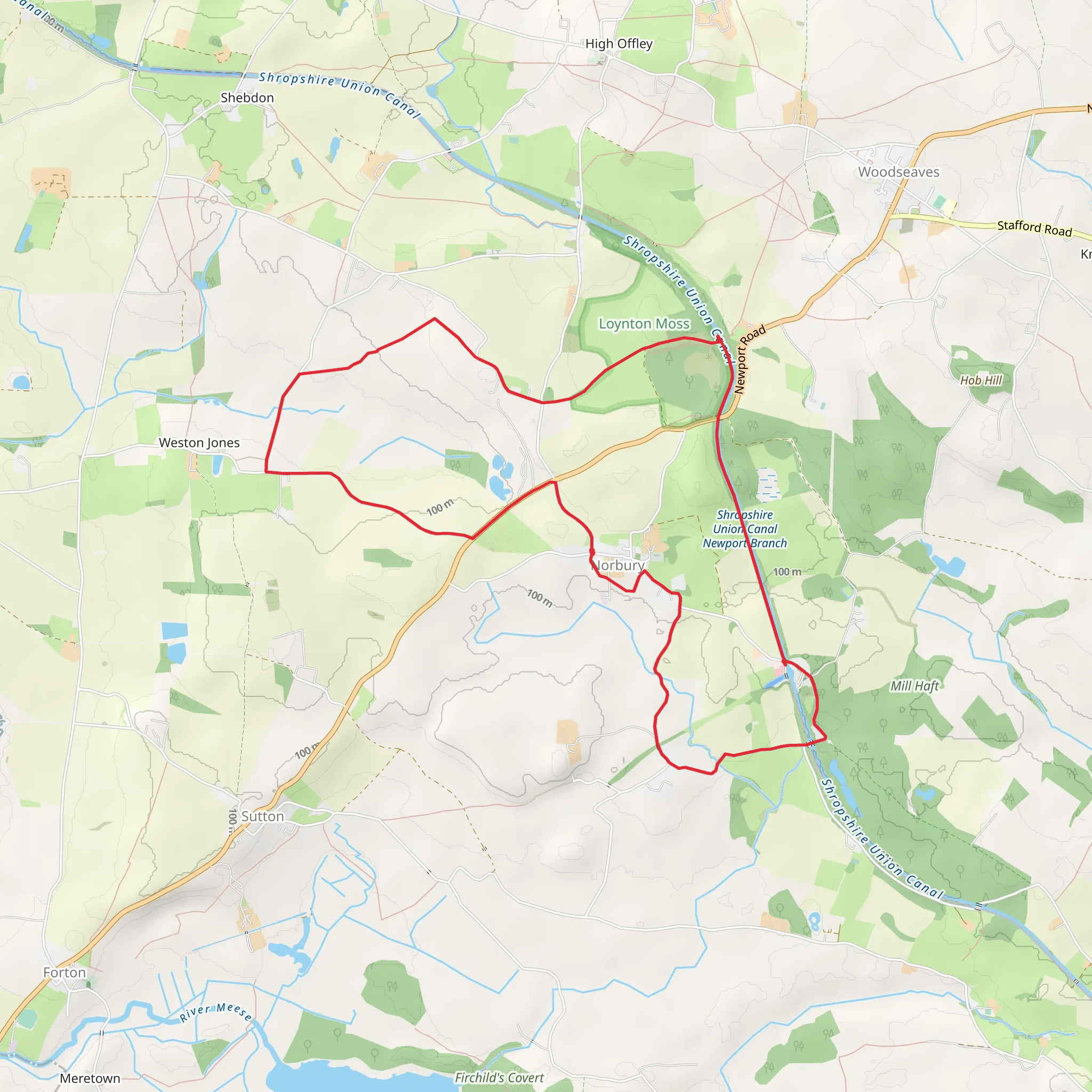 Norbury Loop mobile static map