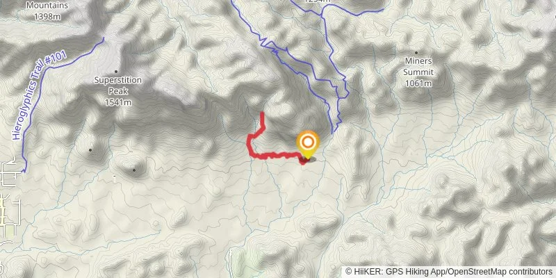 Carney springs outlet trailhead