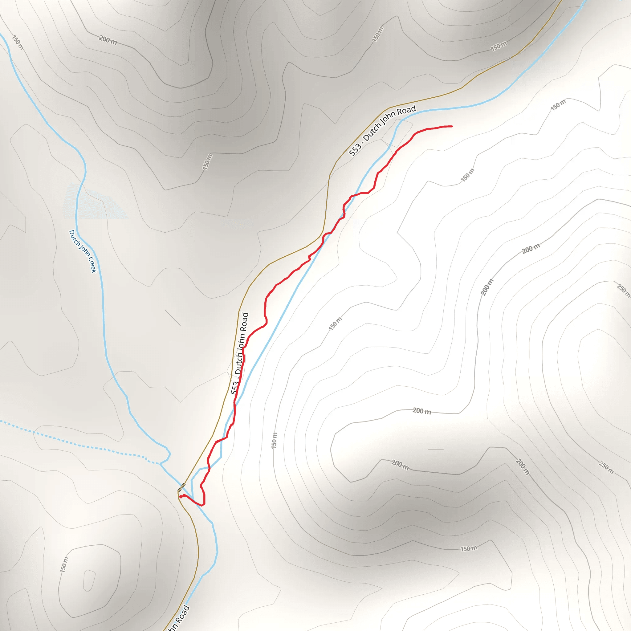 Berner Trail mobile static map