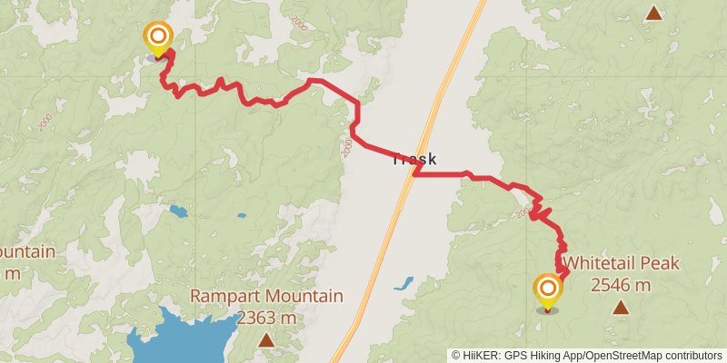 Continental Divide Trail - Montana And Idaho stage 49 Map