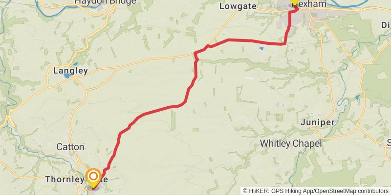 Lake to Lake Walk stage 8 Map