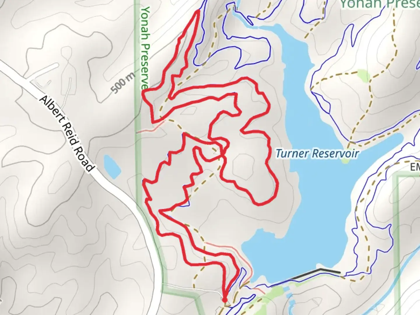 An image depicting the trail Cherokee Loop Trail and its surrounding area.