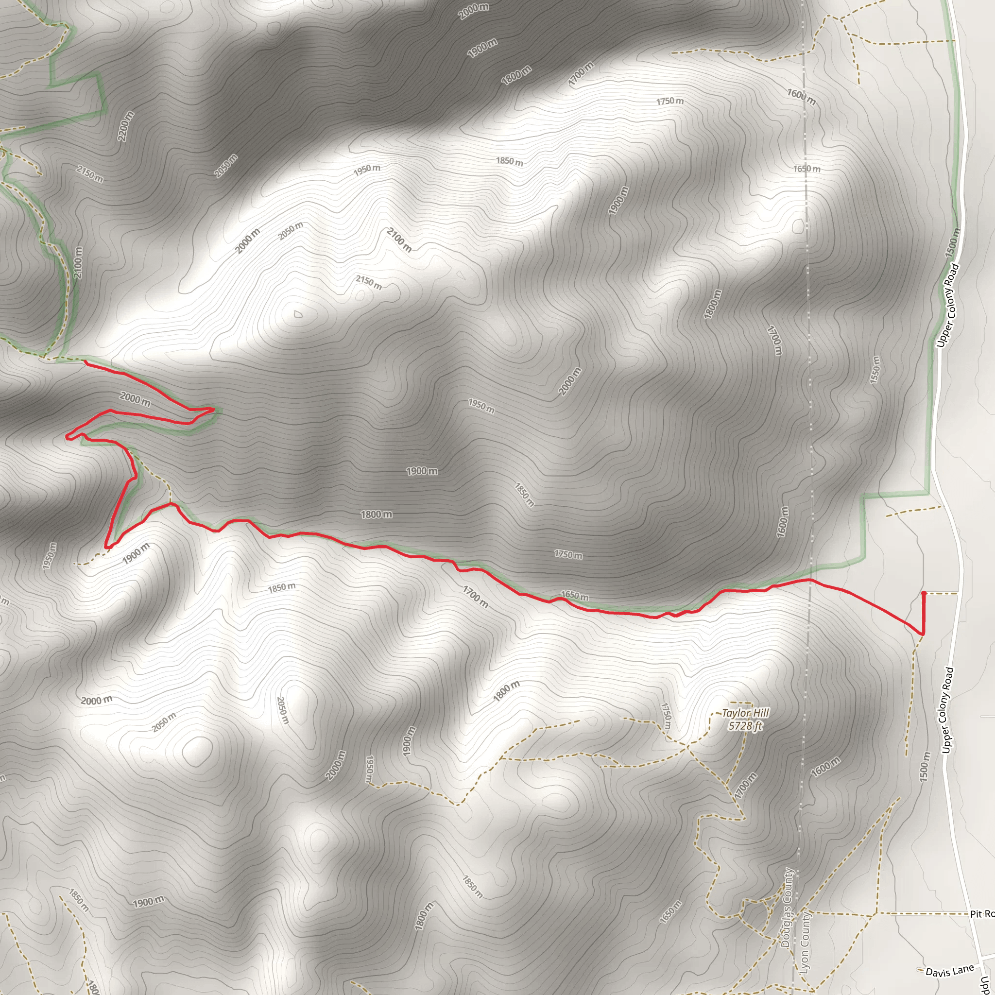 Rickey Canyon mobile static map
