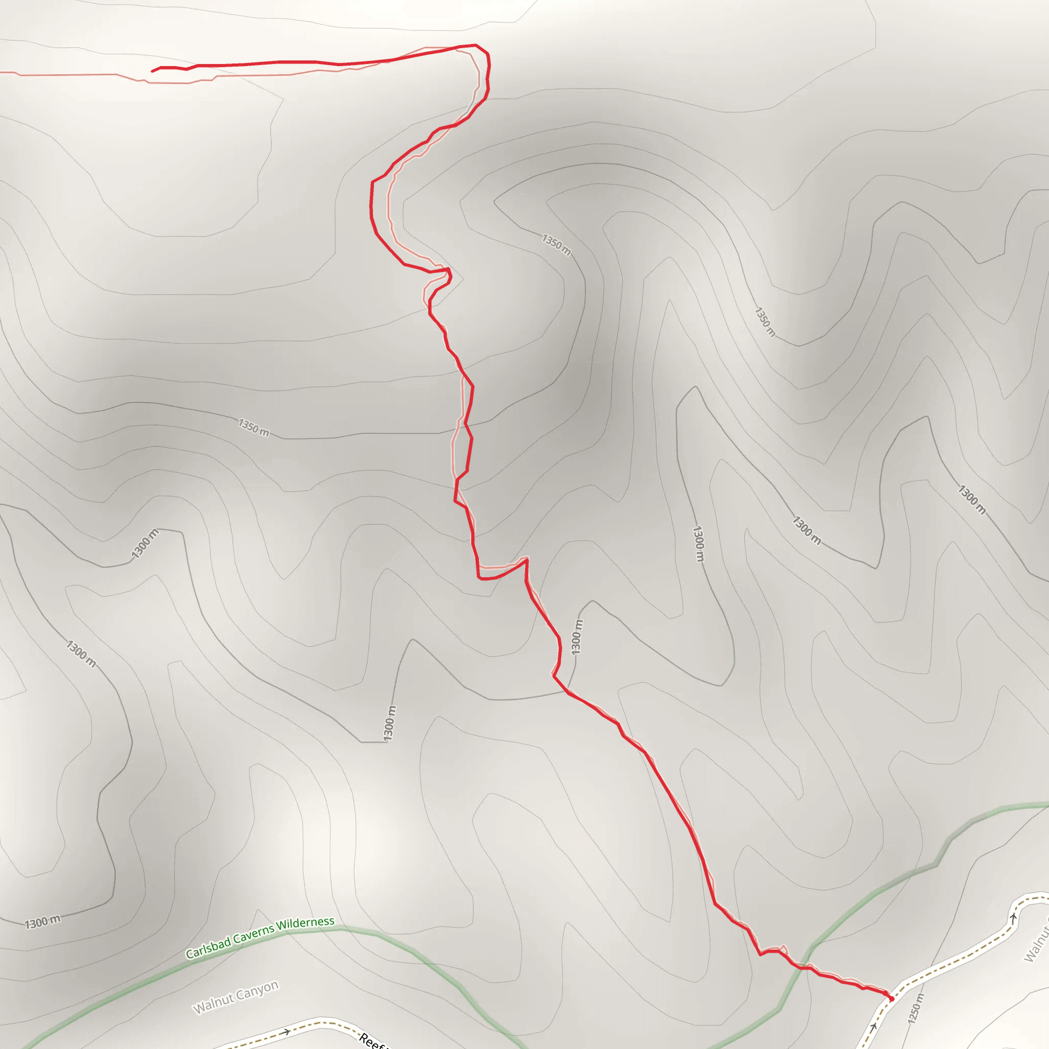 Juniper Ridge Trail mobile static map