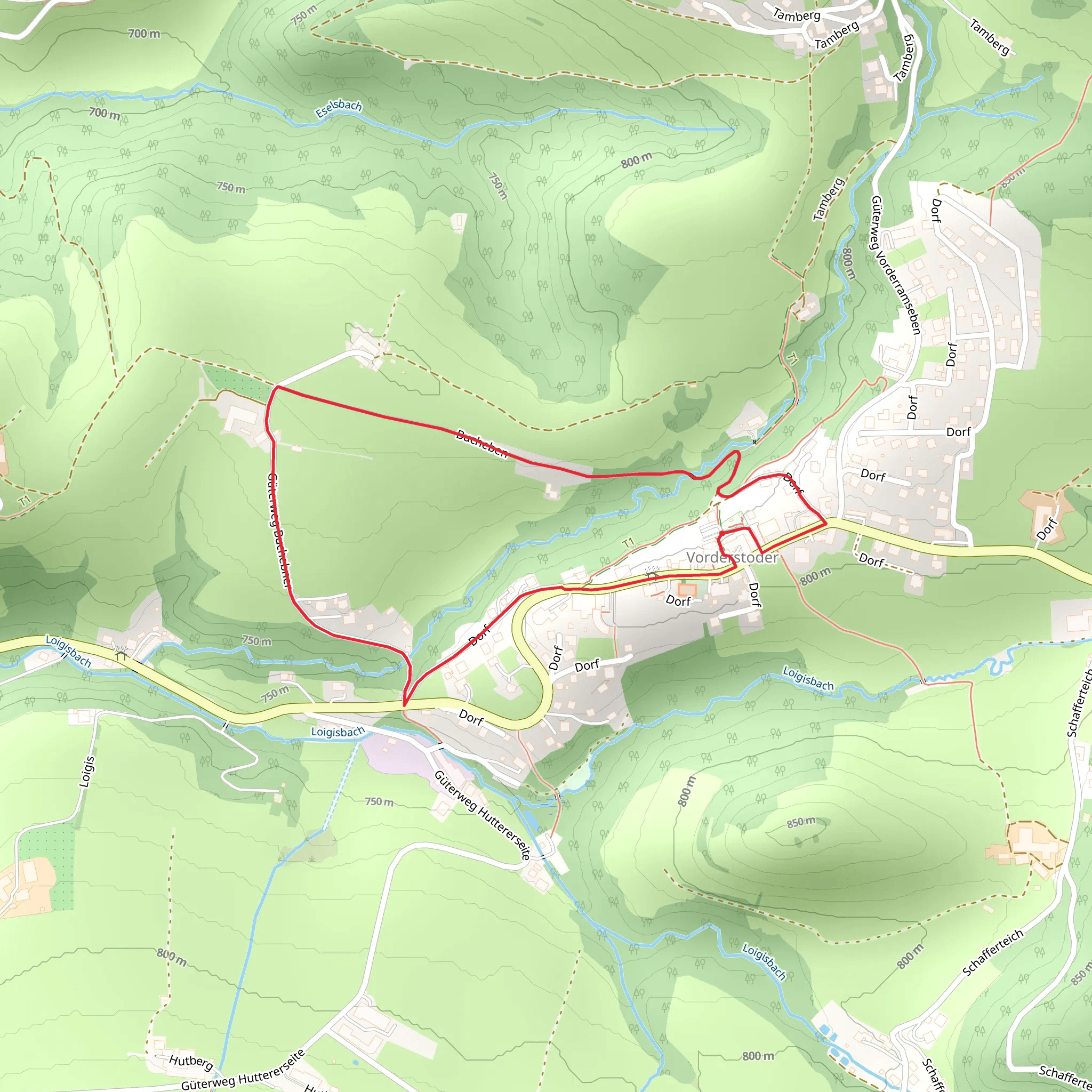 Buchebenrunde Loop mobile static map