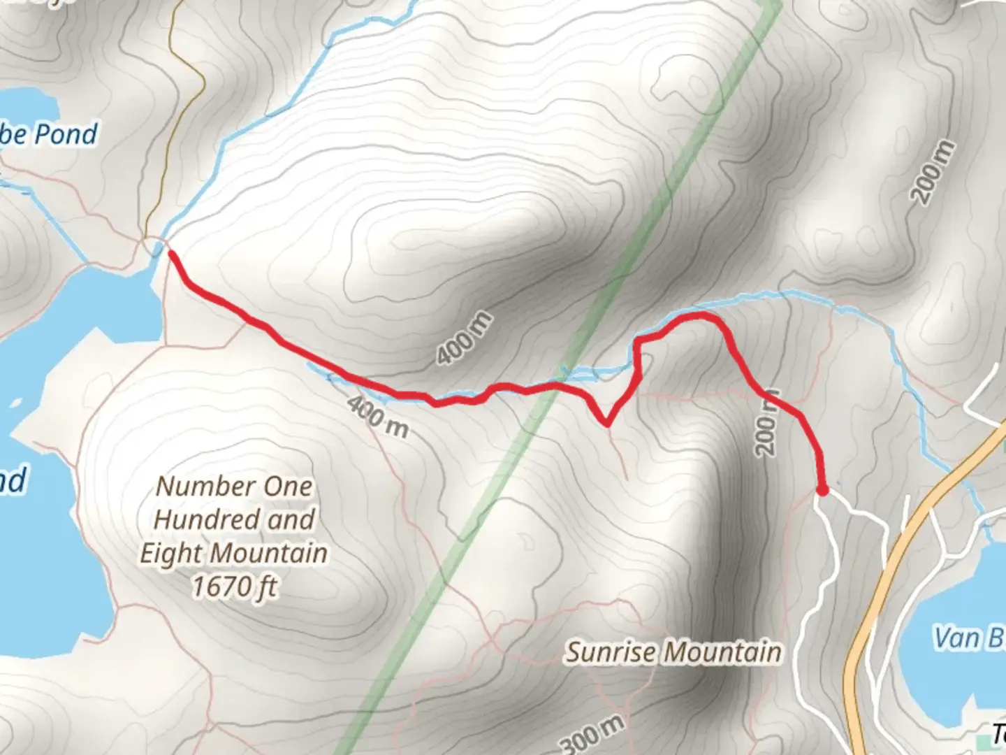 An image depicting the trail Jabe Pond Trail and its surrounding area.