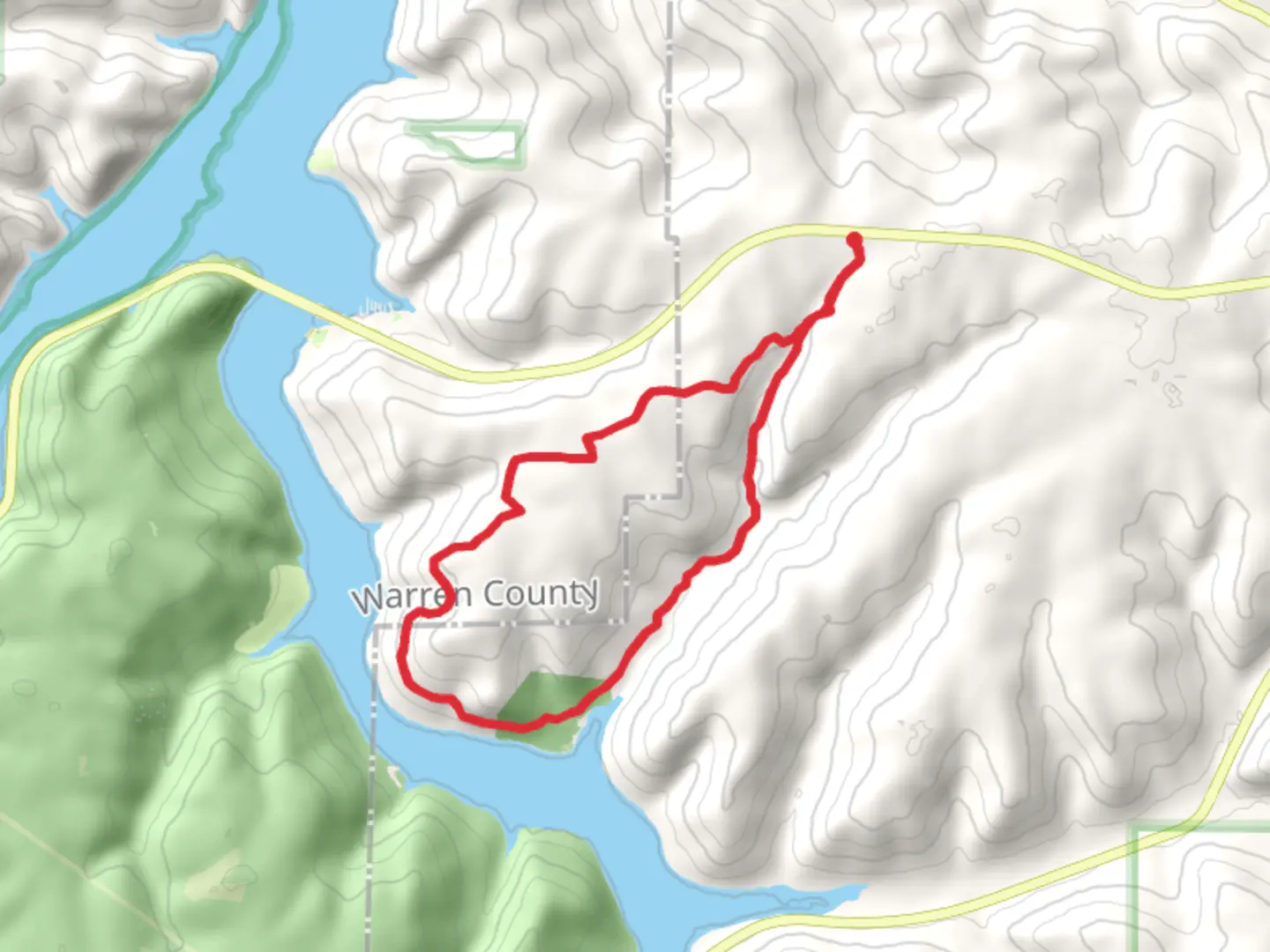 An image depicting the trail Rimrock Trail Loop and its surrounding area.