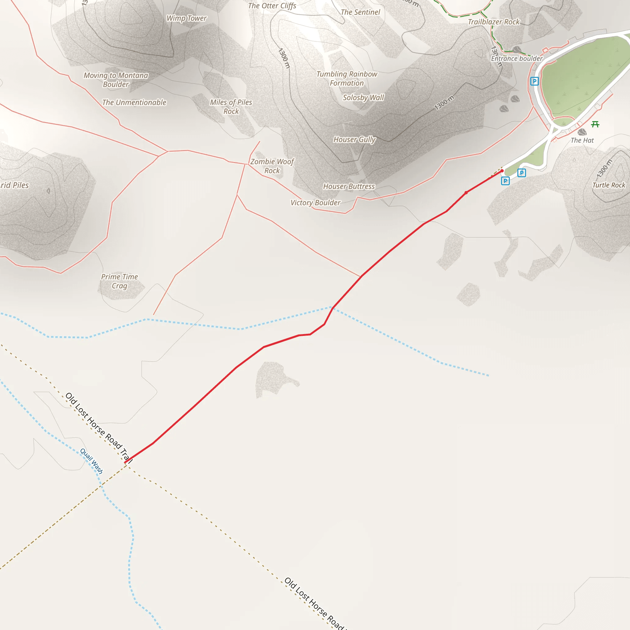 Untitled Track 145 Trail mobile static map