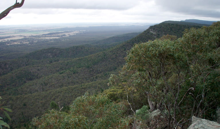 An image depicting the trail Goobang National Park and its surrounding area.