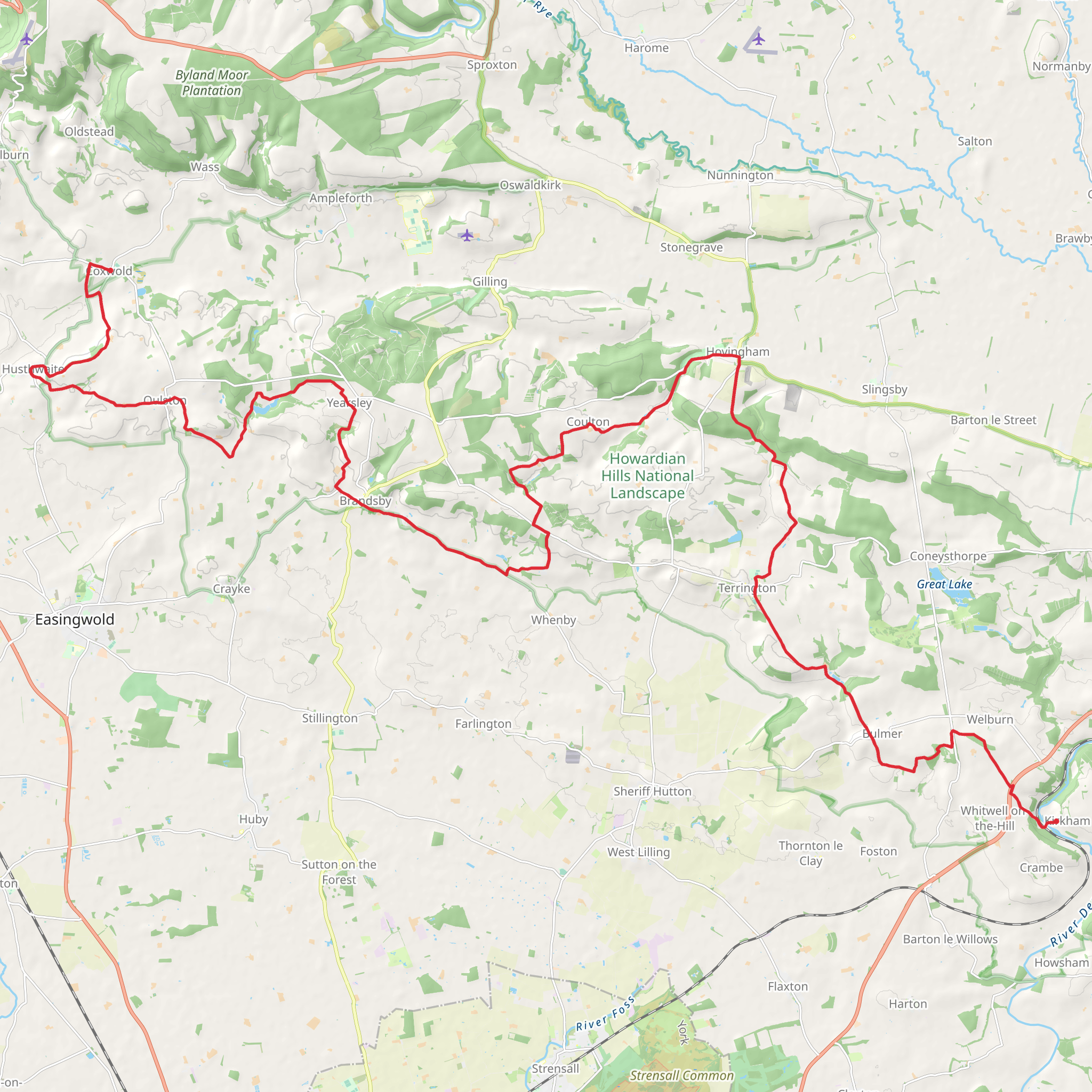 Howardian Way mobile static map