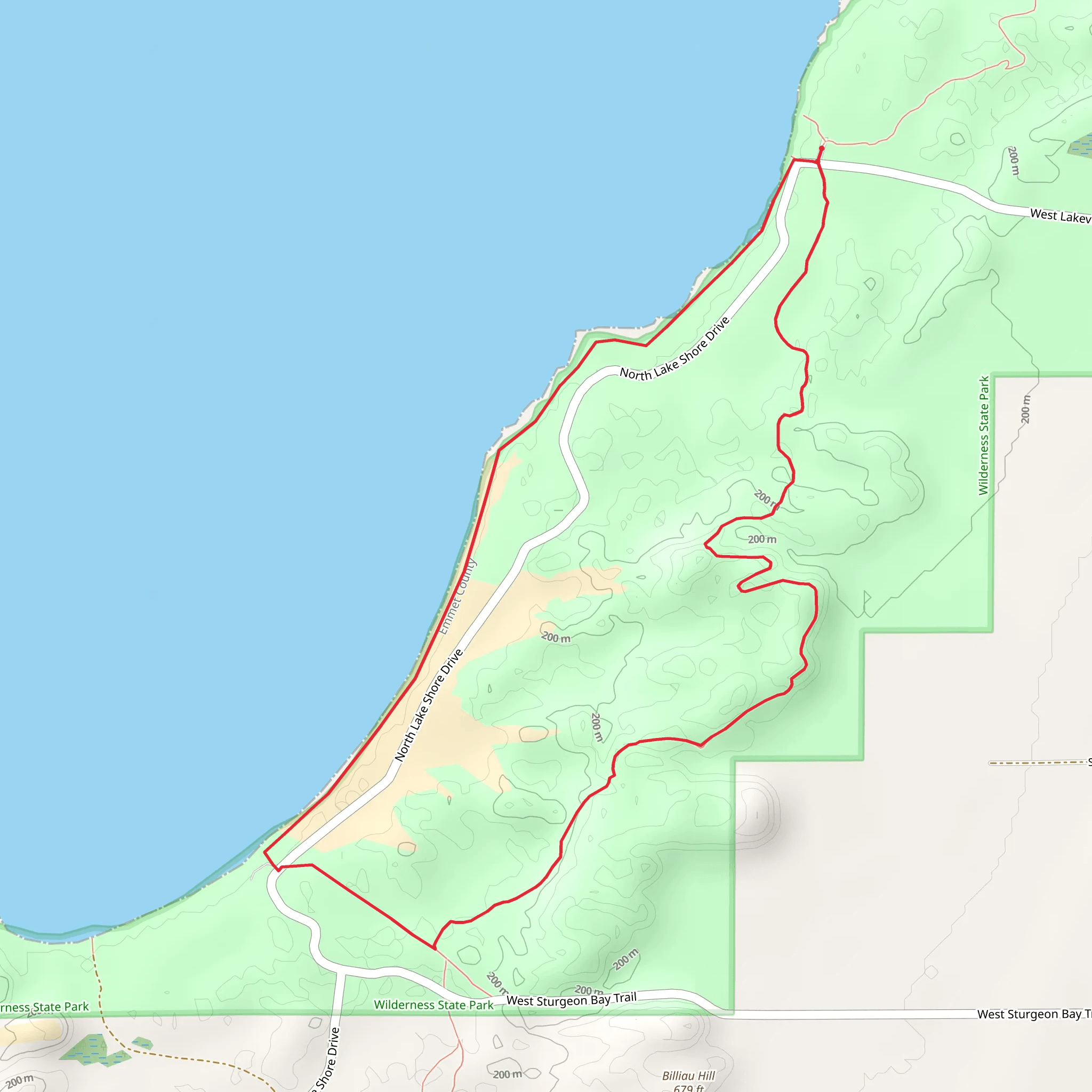 Township Park and NCT Loop mobile static map