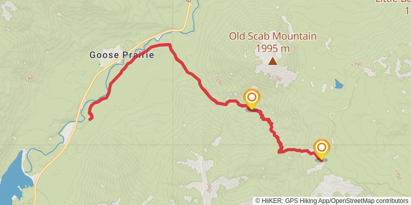 Nile Ridge Trail stage 2 Map
