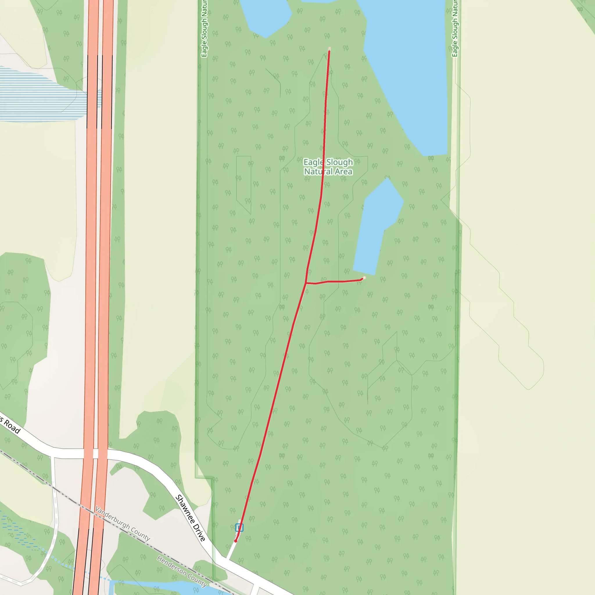 Shawnee Drive mobile static map