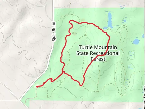 Turtle Mountain State Recreation Area Loop