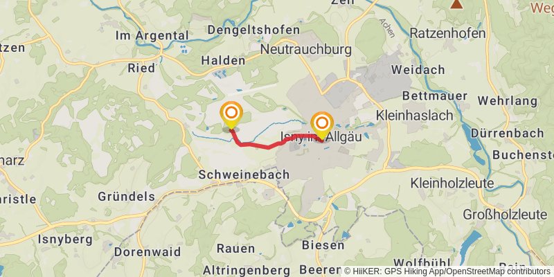 Wasserläufer - Route alt 2 Map