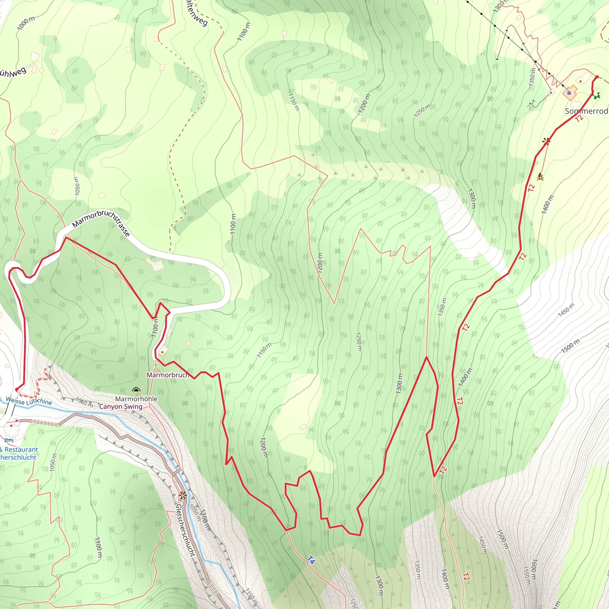 Pfingstegg - Glacier Gorge No 27 mobile static map