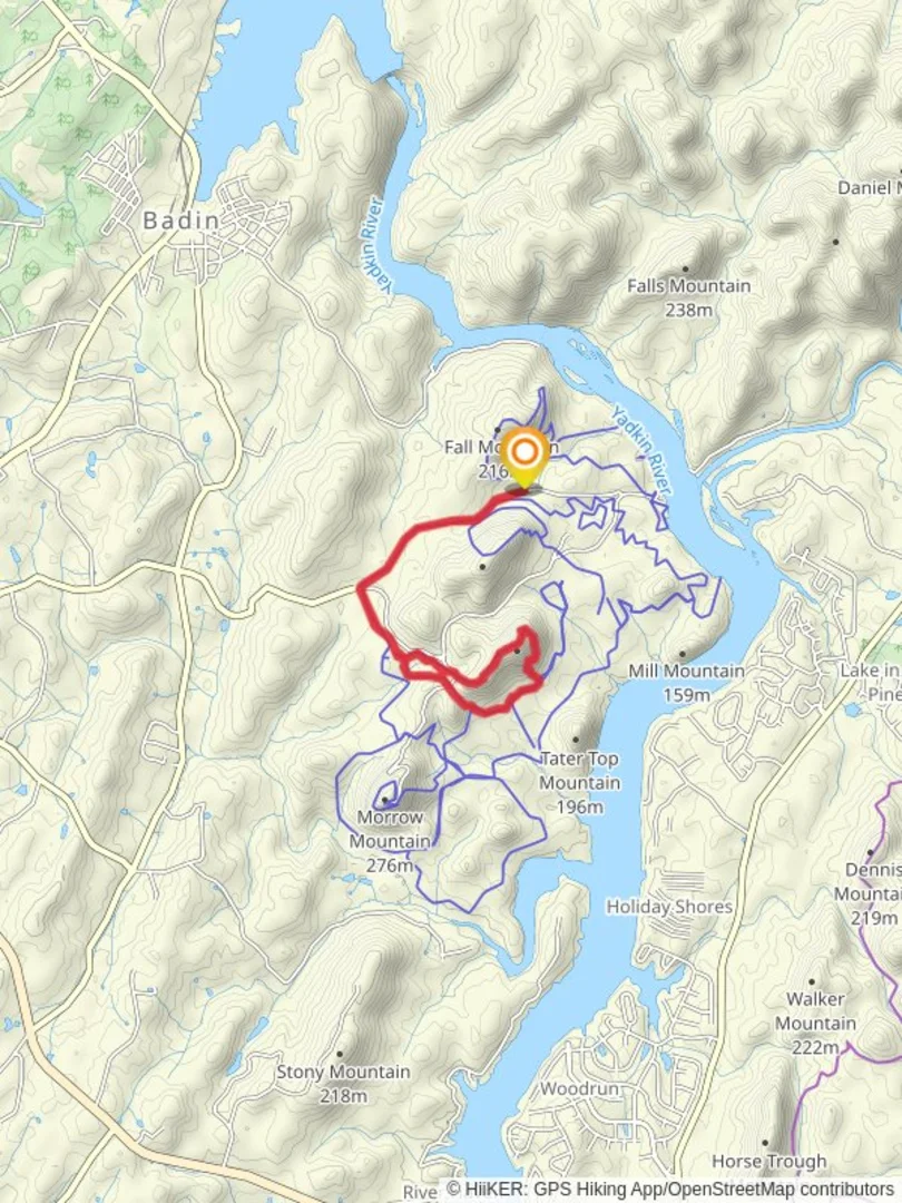 An image depicting the trail Long and Sugarloaf Mountain Loop Trail and its surrounding area.