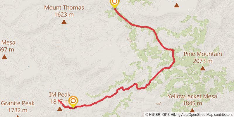 Nelson Trail stage 2 Map