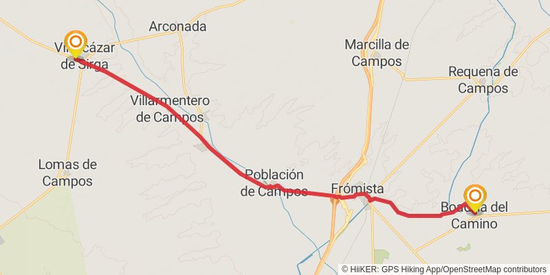 Camino Catalan stage 32 Map