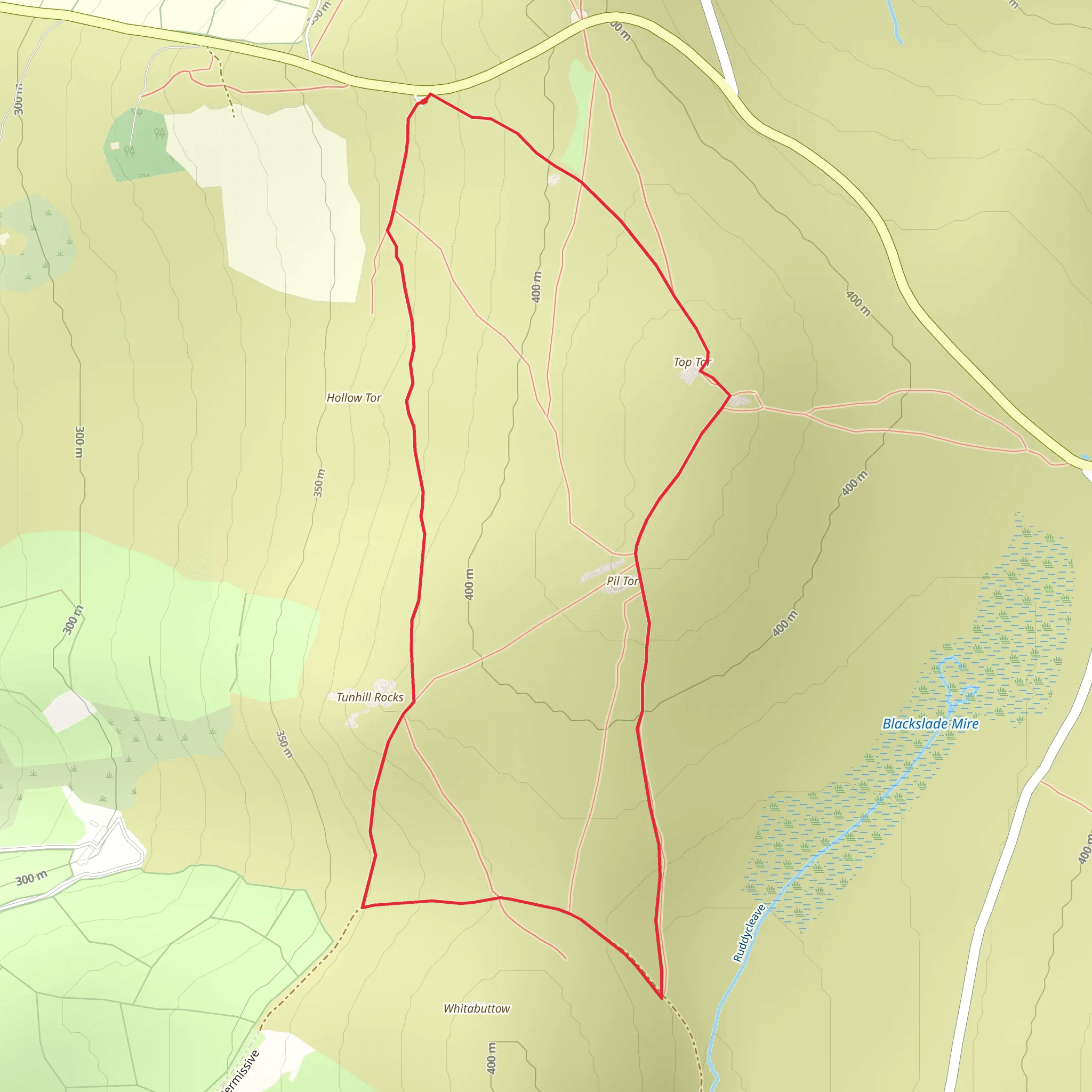 Pil and Top Tor Loop mobile static map