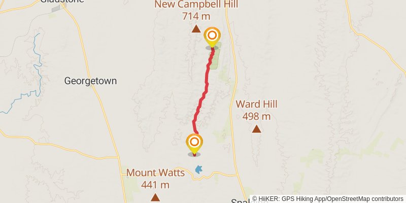 Mawson Trail alt 7 Map