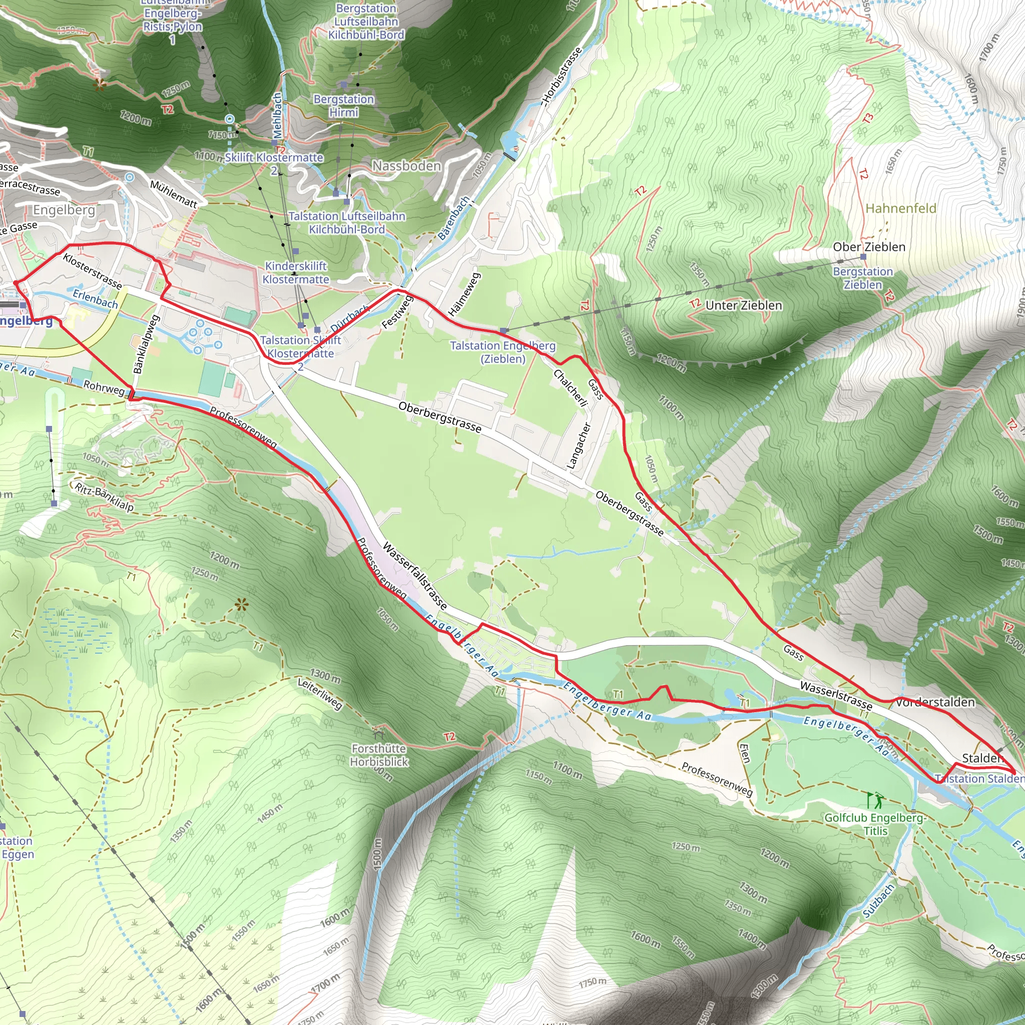 Engelberger Rundweg mobile static map