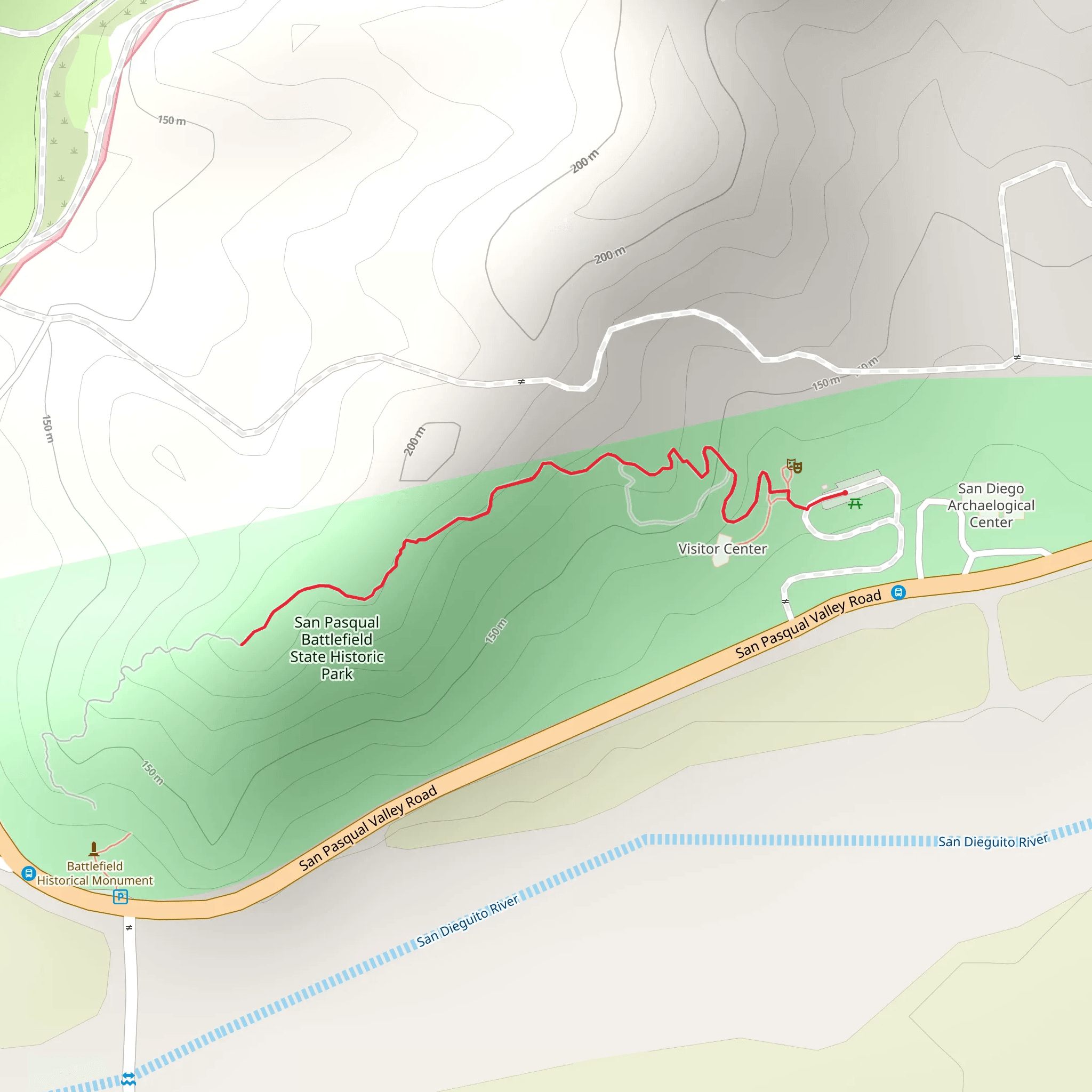 San Pasqual Battlefield State Historic Park mobile static map
