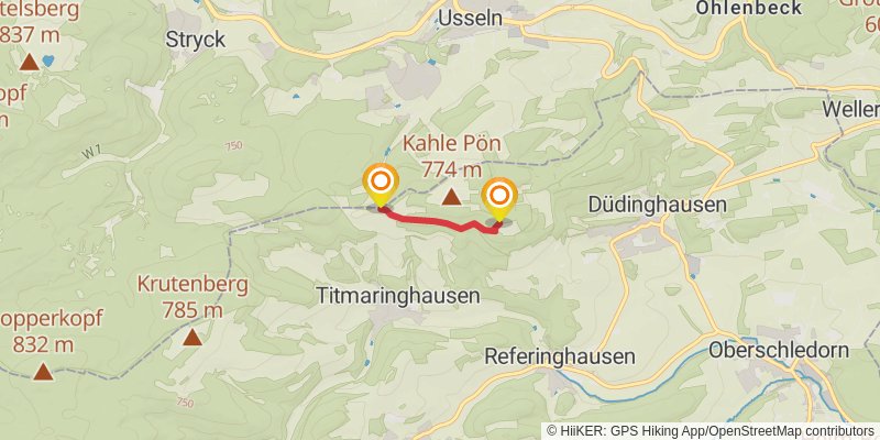 Medebacher Bergweg alt 4 Map