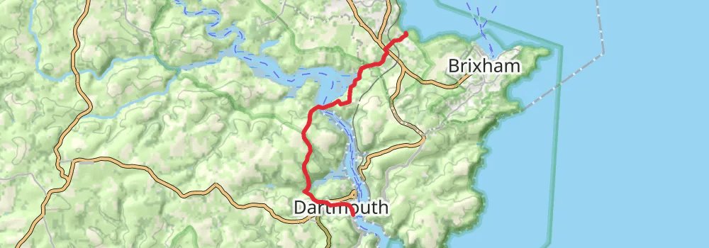South West Coast Path alt 9 Map