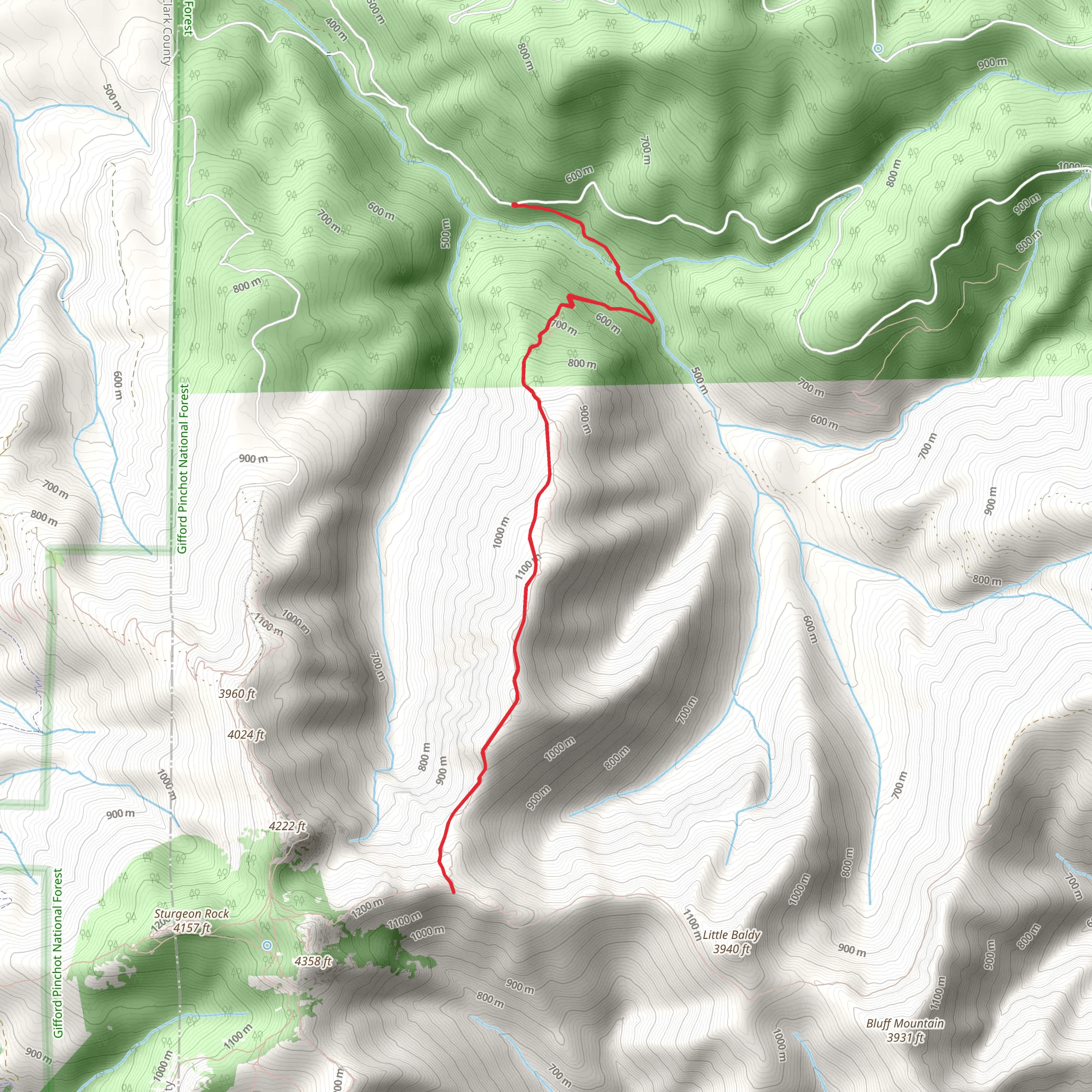 Starway Trail mobile static map