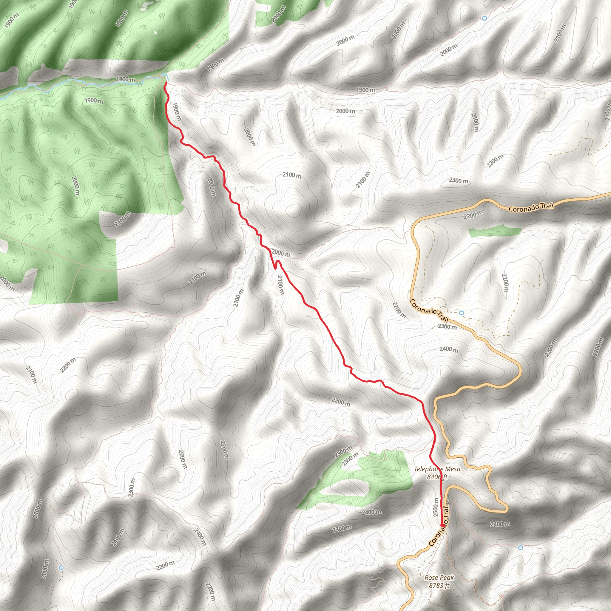 Hot Air Trail mobile static map