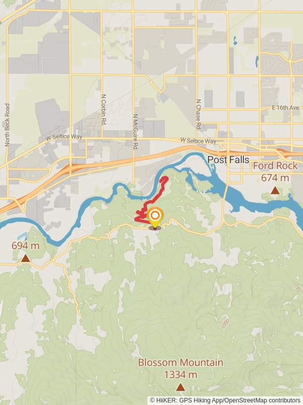 Spokane River - Post Falls Community Forest