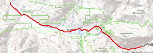 American Discovery Trail South Route stage 263 Map
