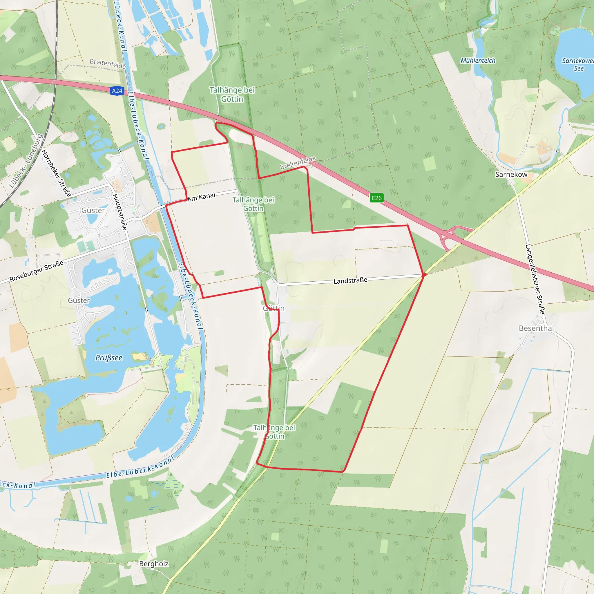 Göttin Loop mobile static map