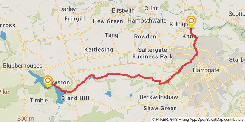 Abbeys Amble stage 2 Map