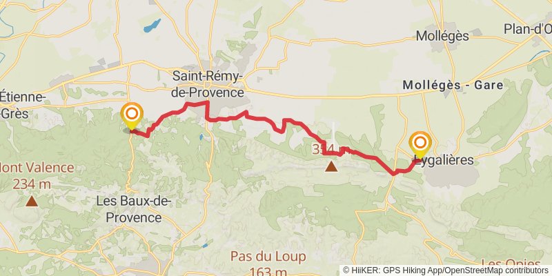 Via Domitia stage 23 Map