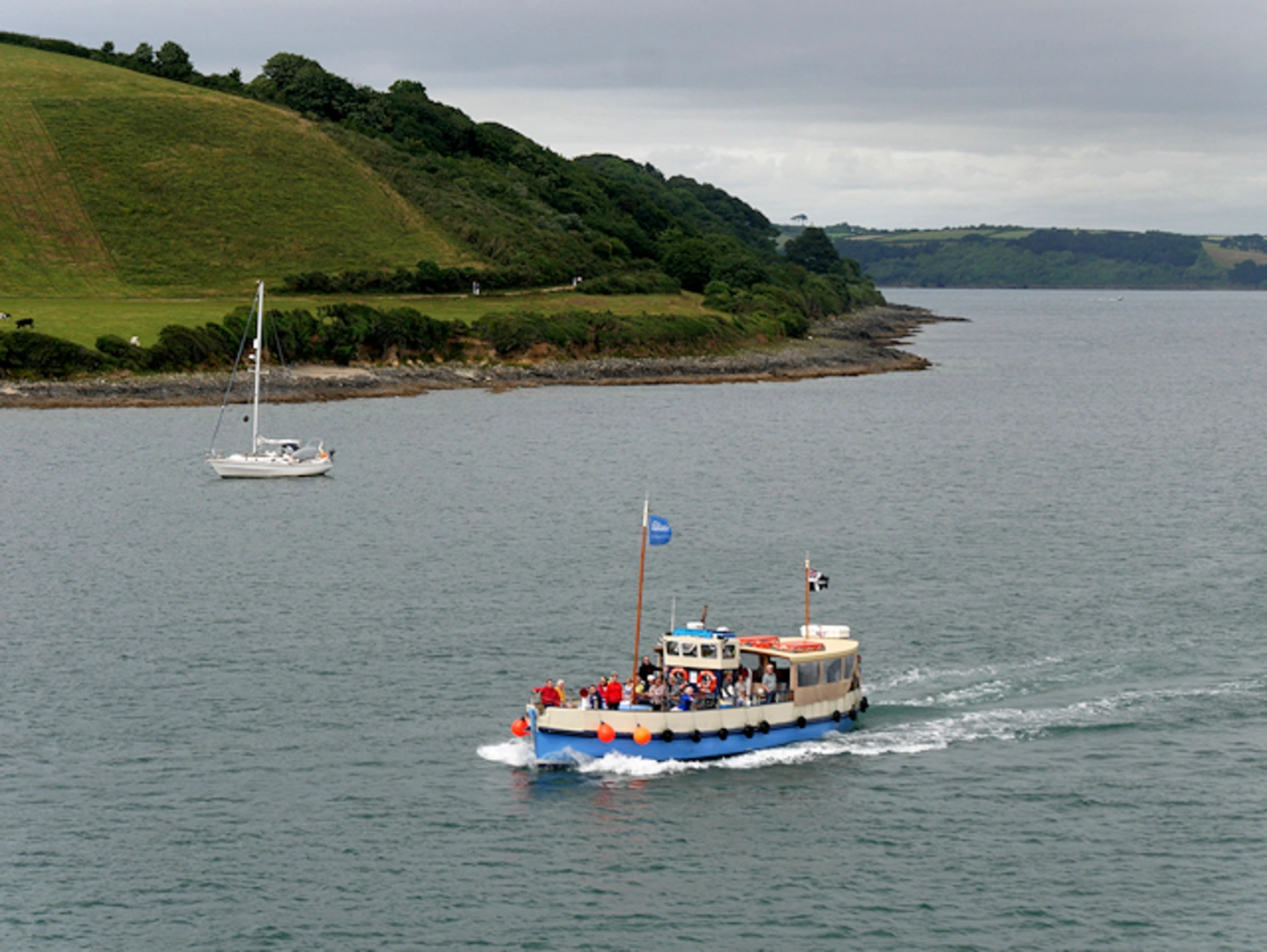 An image depicting the trail Mylor Churchtown Loop and its surrounding area.