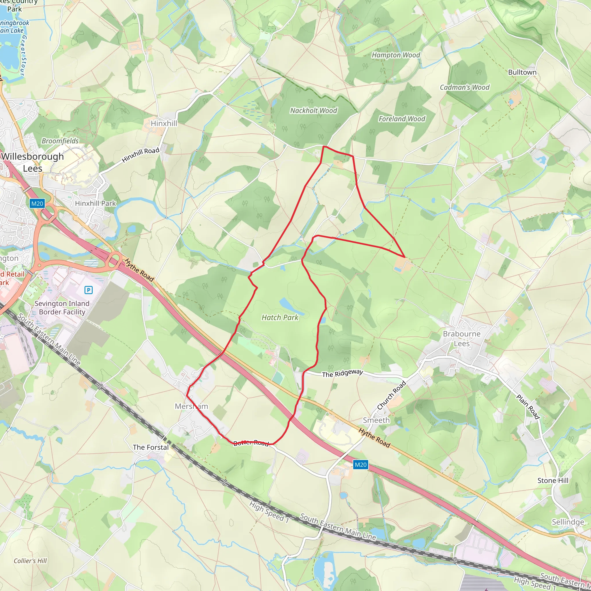 Mershan Loop mobile static map