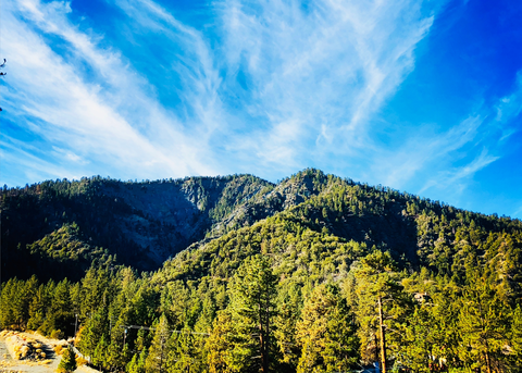 An image depicting the trail Wright Mountain to Inspiration Point via Pacific Crest Trail and its surrounding area.
