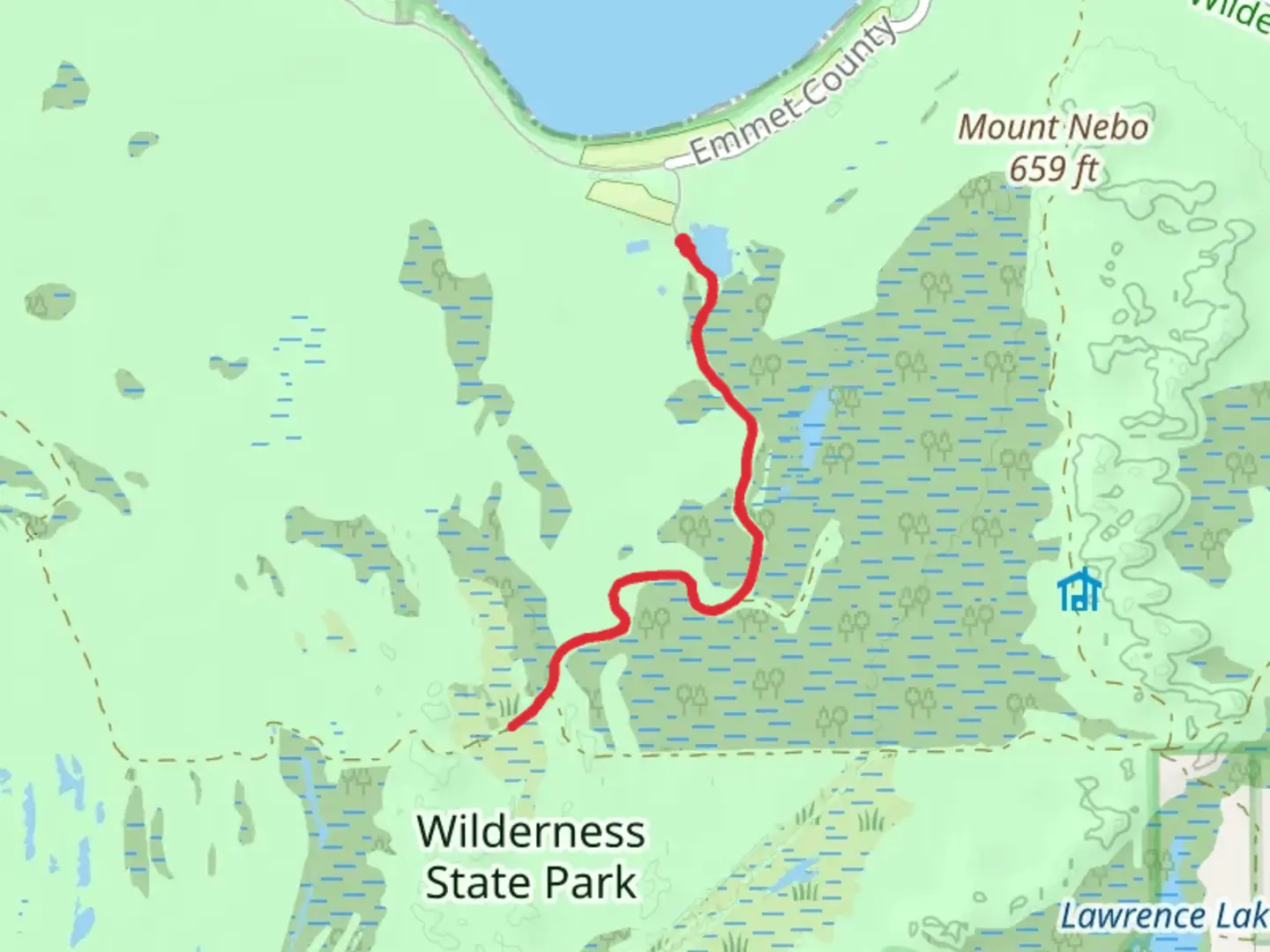 An image depicting the trail Canada Goose Pond via NCT and its surrounding area.