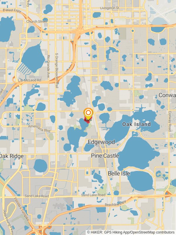 Cypress Grove Park Loop mobile static map