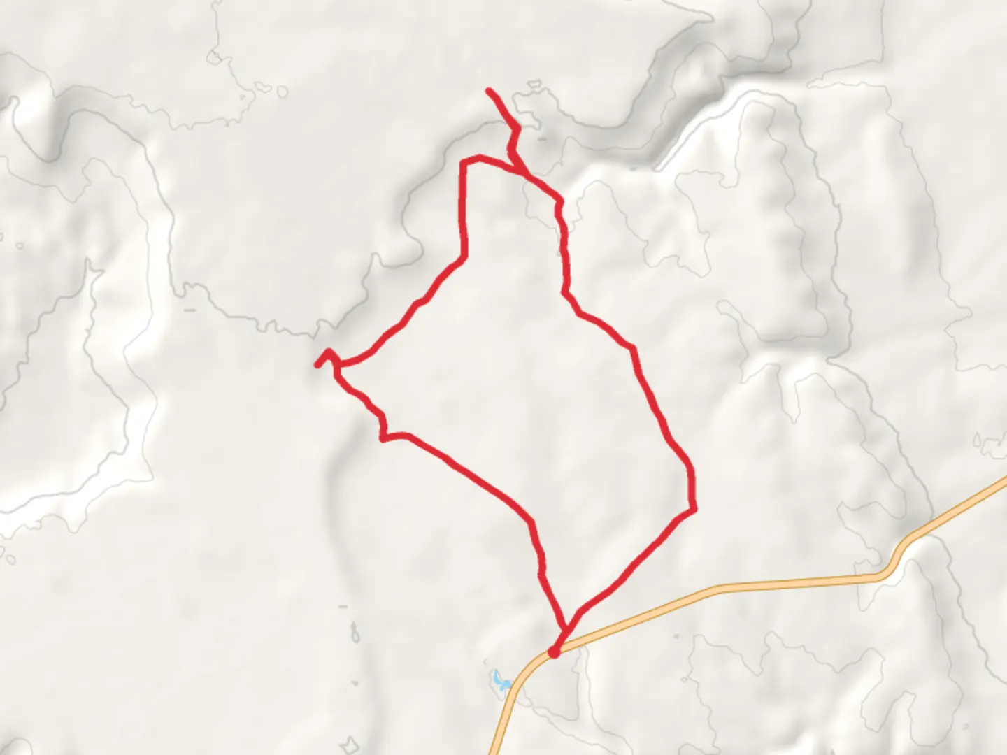 An image depicting the trail Little Blue Table Loop and its surrounding area.