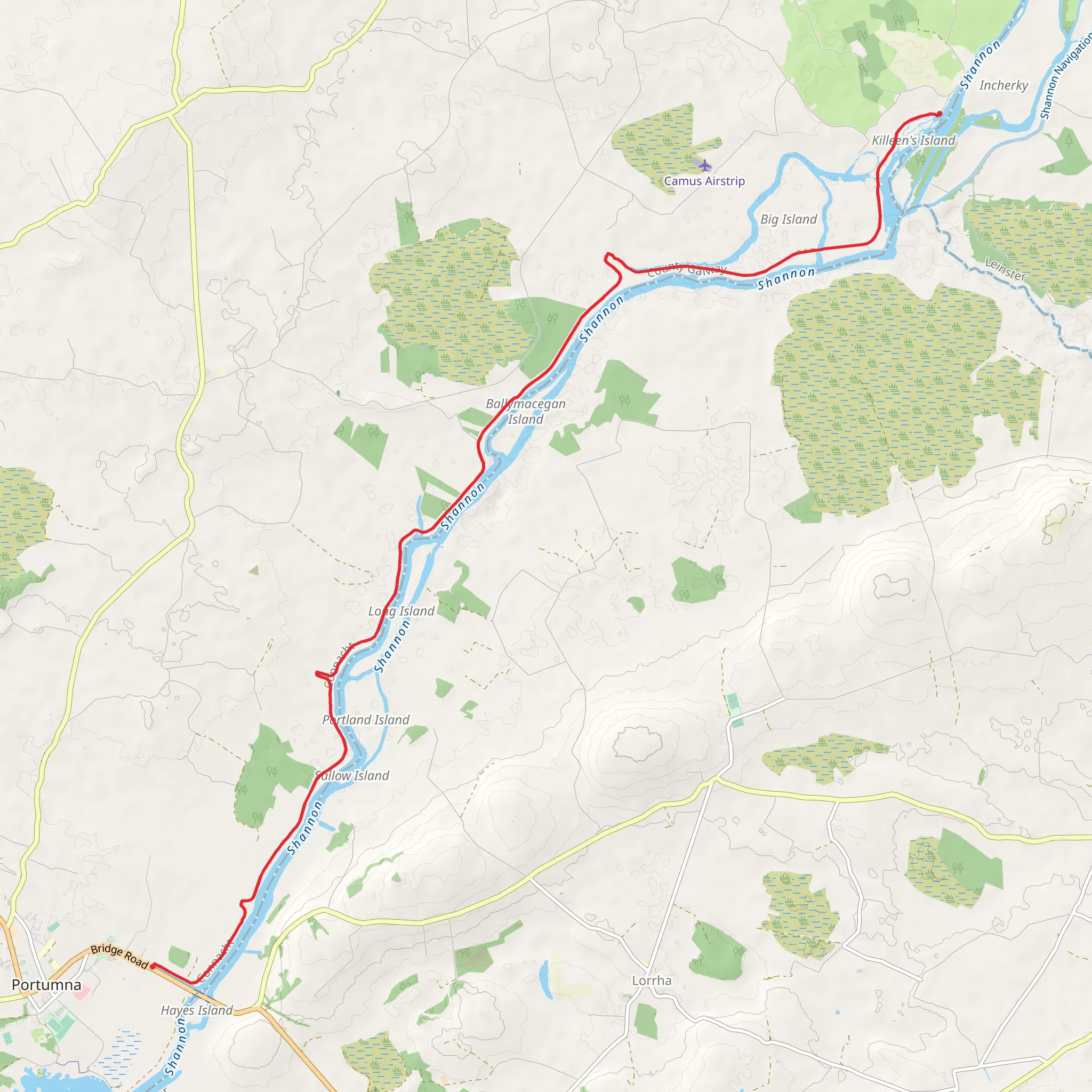 Hymany Way mobile static map