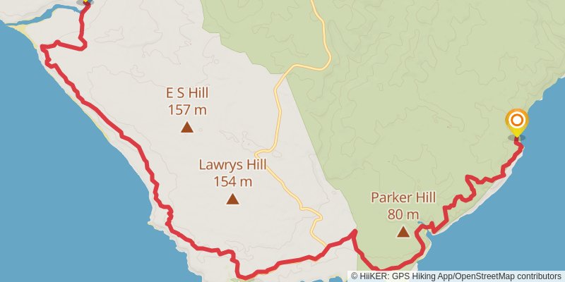The Great Ocean Walk stage 2 Map